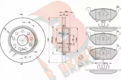 R BRAKE 3r13495614 -